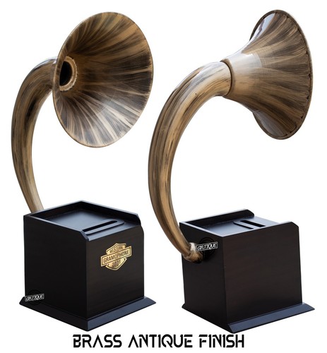 Smartphone gramophone music - smartphone,